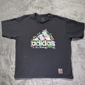 Adidas Men's Originals Pride  T-shirt‎ Size Large Black Sportswear HC4453